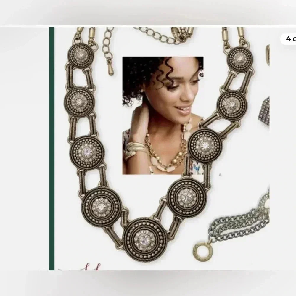 Lia Sophia TUDOR Statement Necklace